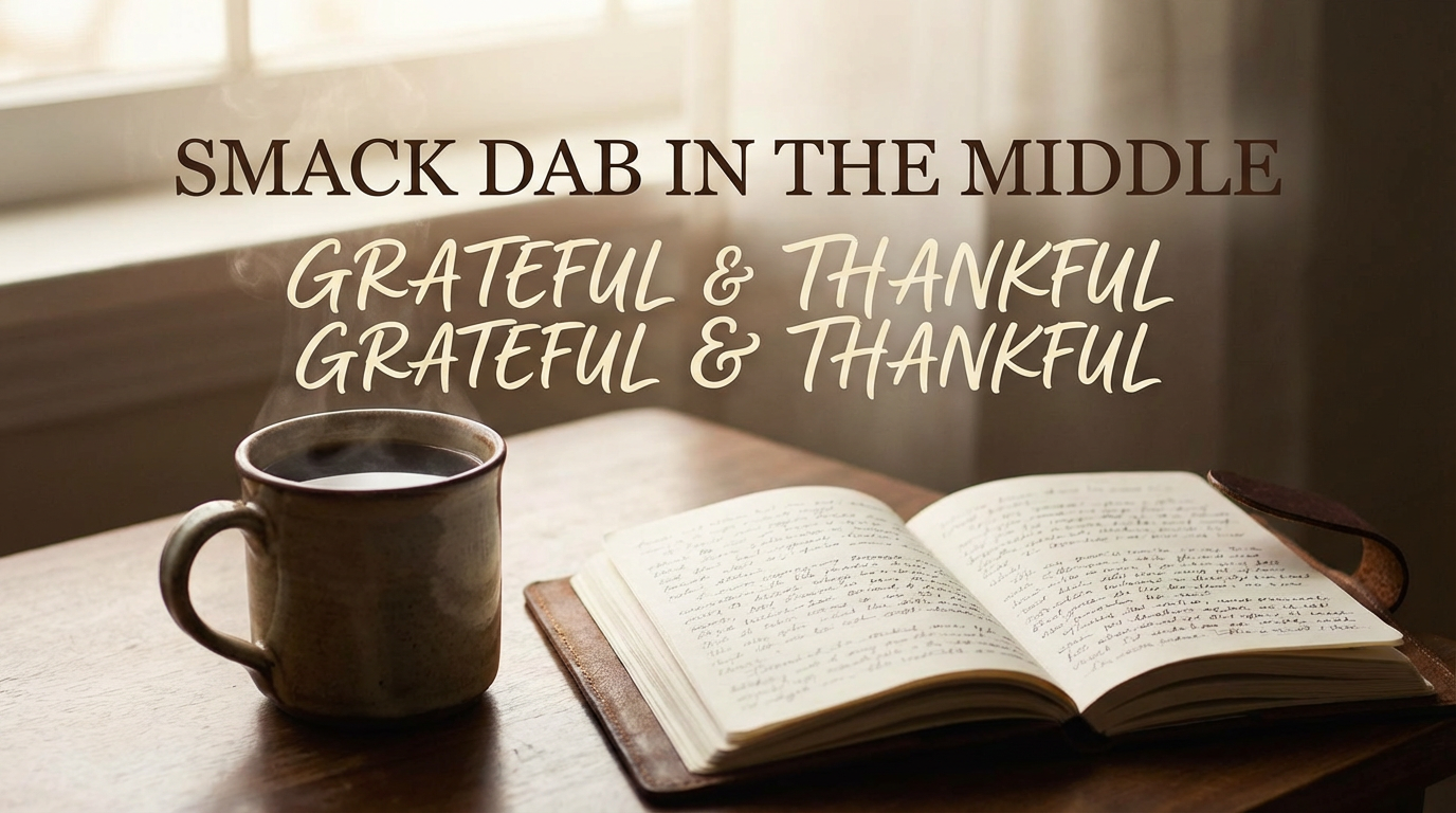 Smack Dab in the Middle: Grateful & Thankful