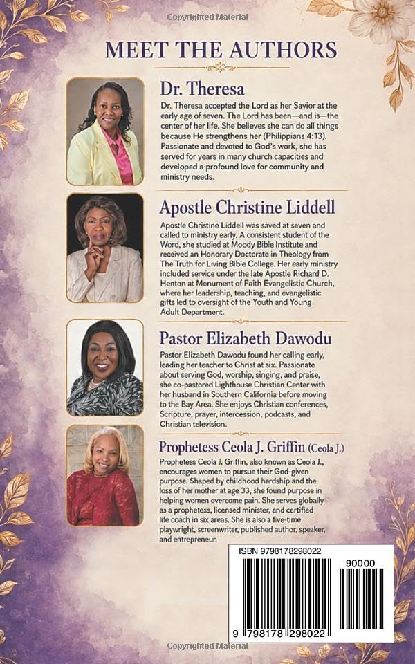 STAND UP!!! AND WALK INTO IT!!!: A 40 Day Women's Devotional Book — back cover