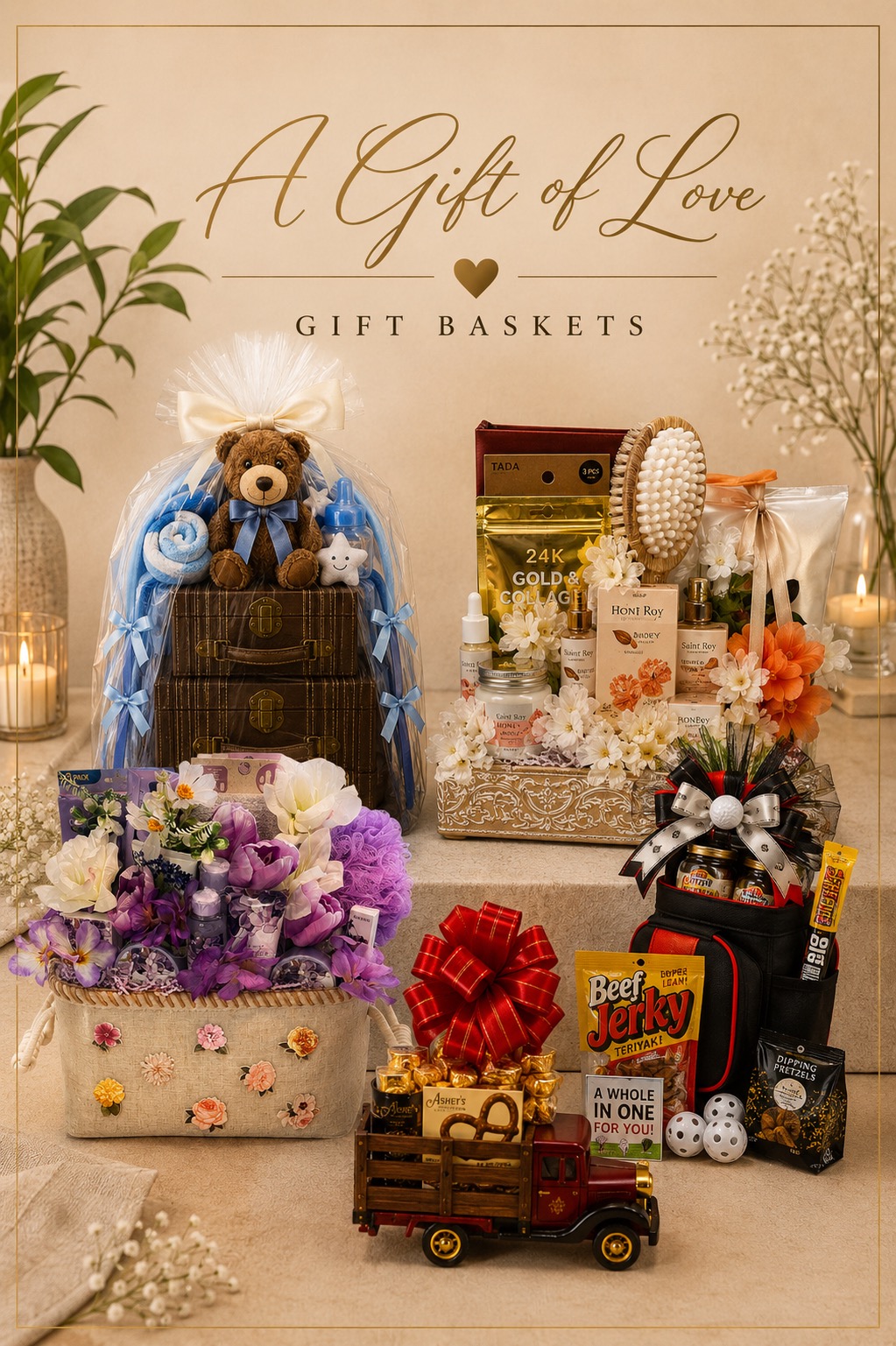 A Gift of Love — premium custom gift baskets