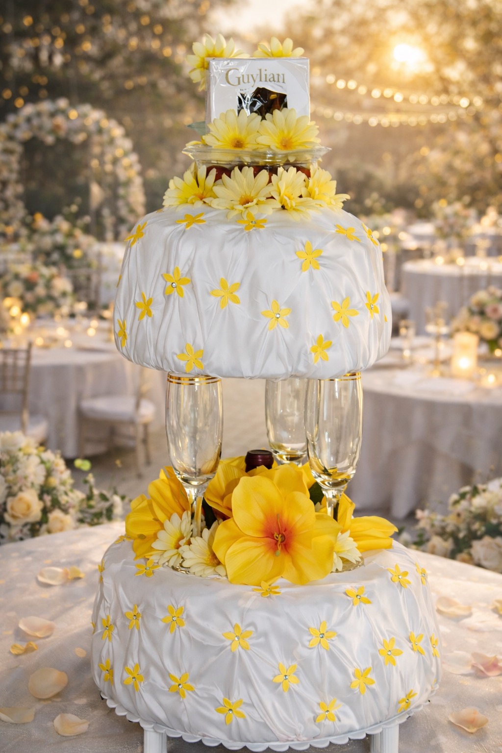 The Wedding Day Celebration Cake Gift Basket