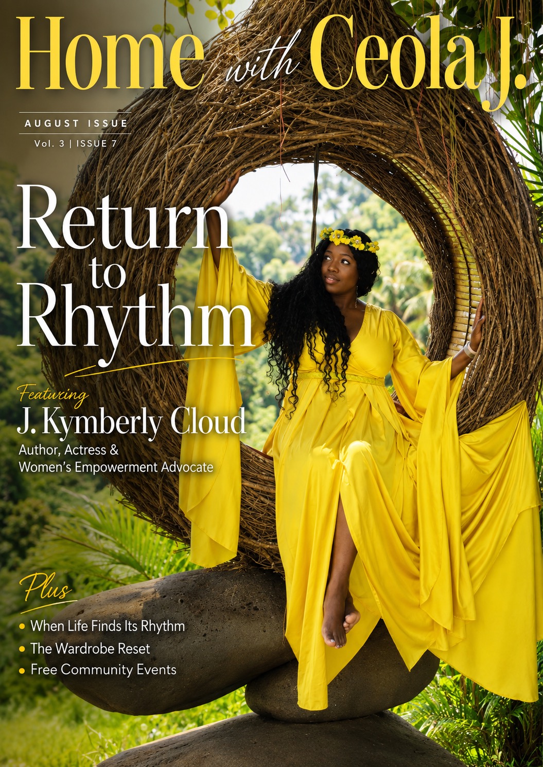 Home with Ceola J. — August Issue Cover