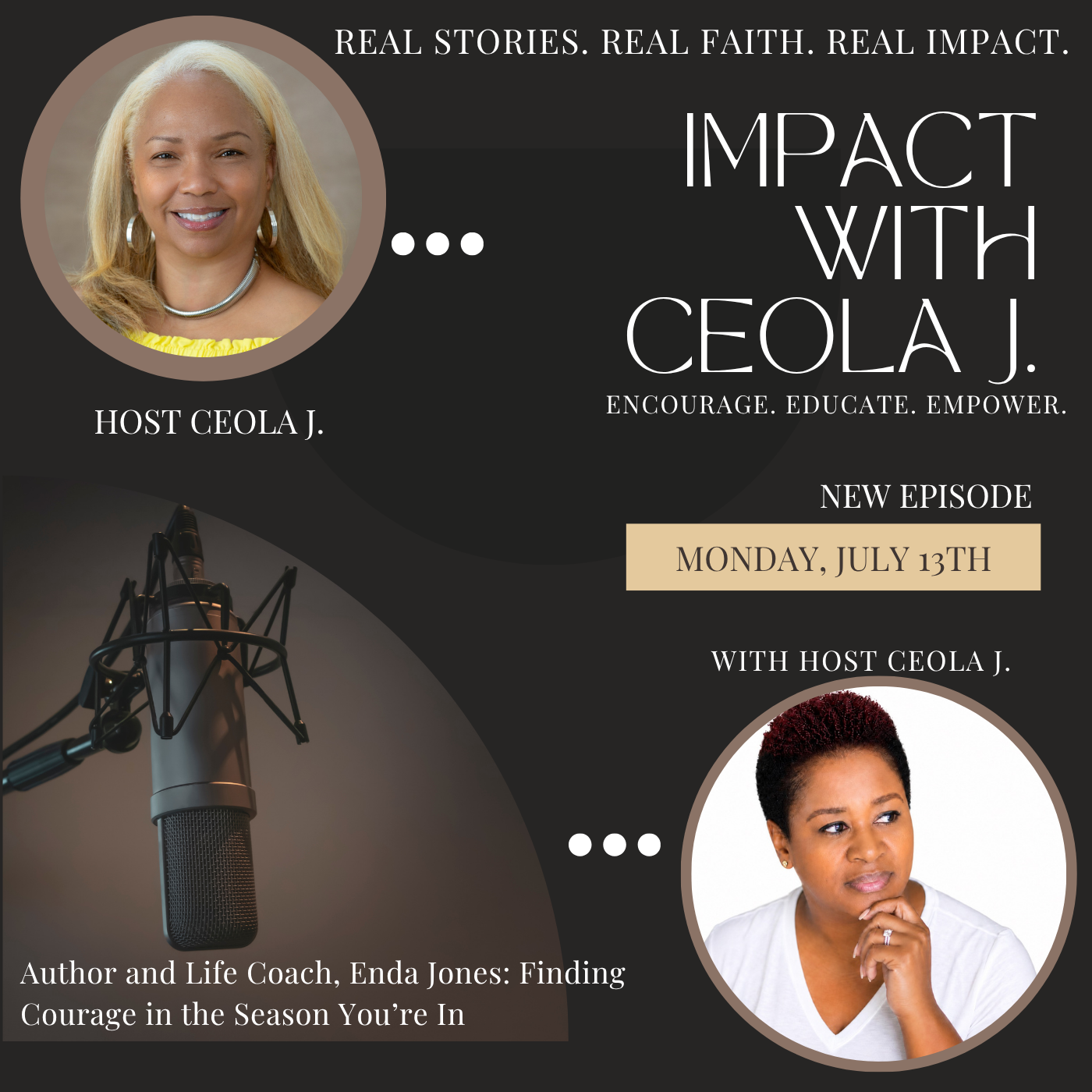 Episode 15: Author and Life Coach Enda Jones — Finding Courage in the Season You're In