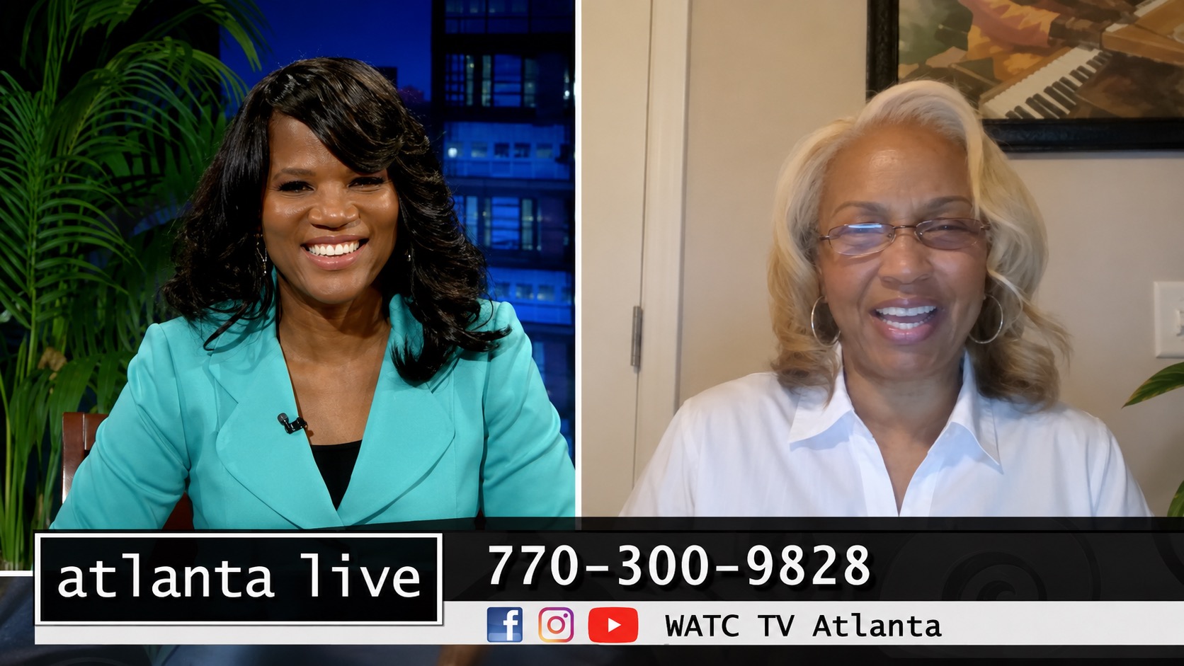 Atlanta Live with Kay Thompson — WATC TV 57 Atlanta, featuring Ceola J. Griffin