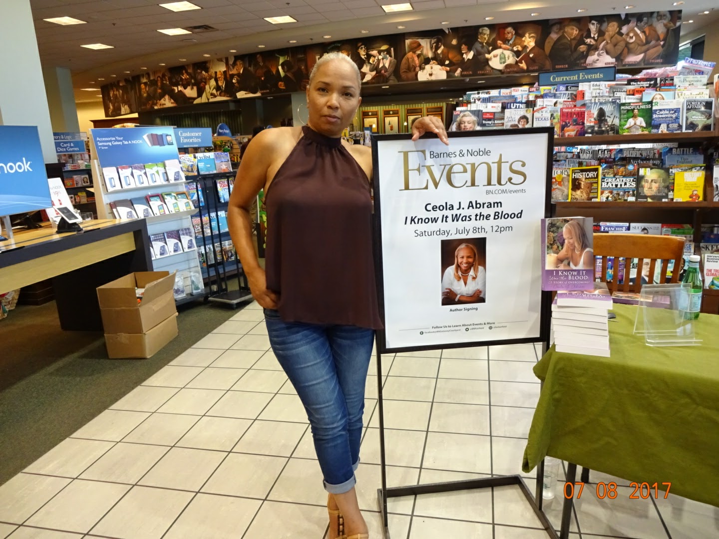 Barnes & Noble book signing — July 8, 2017
