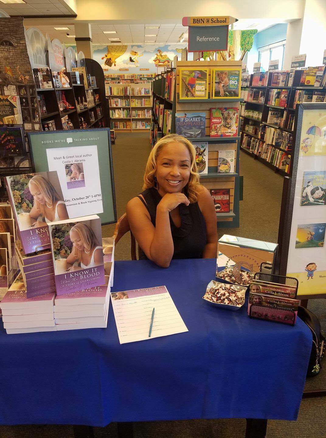 Barnes & Noble book signing — October 28