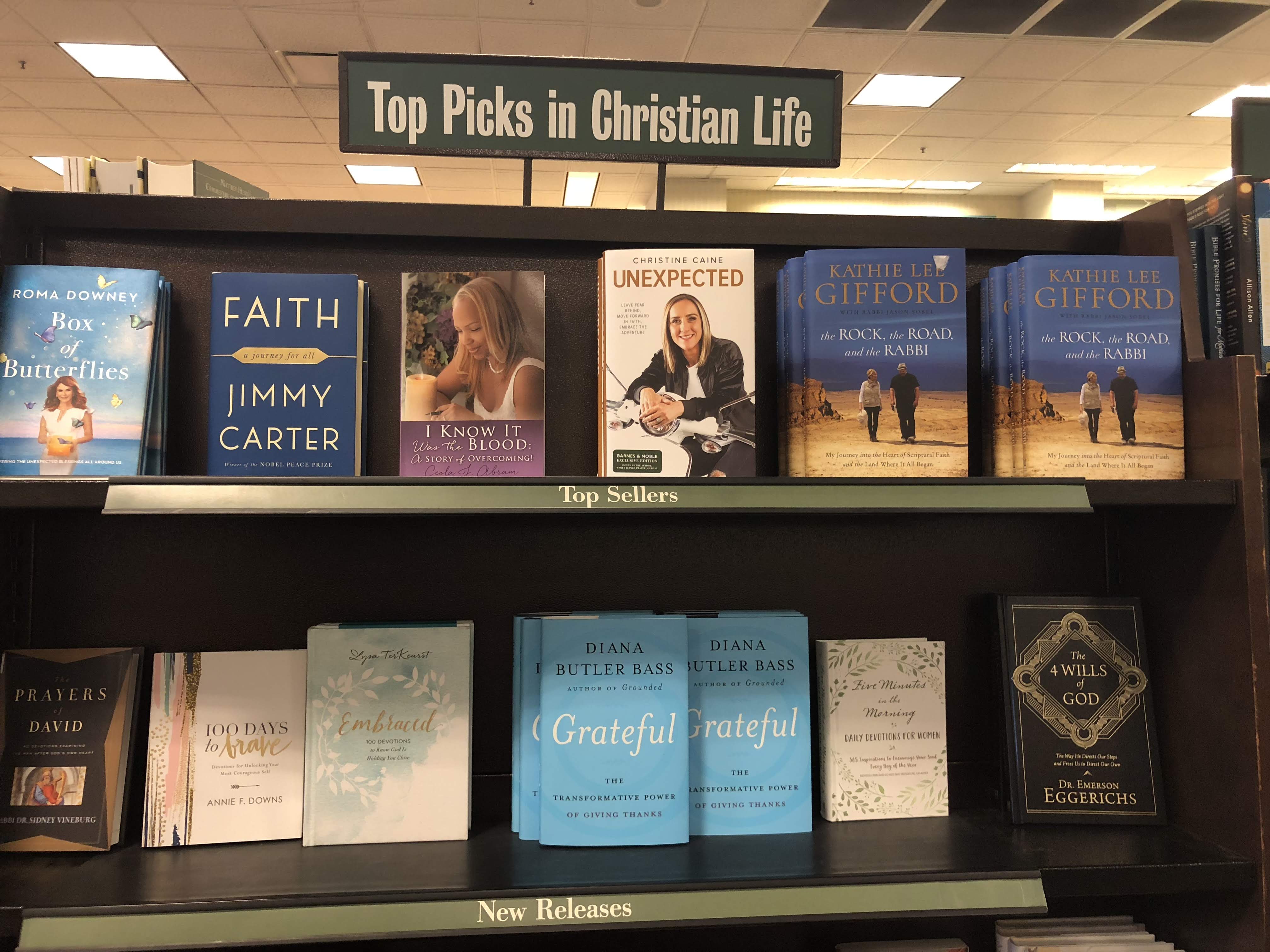 Barnes & Noble — Top Picks in Christian Life featured shelf