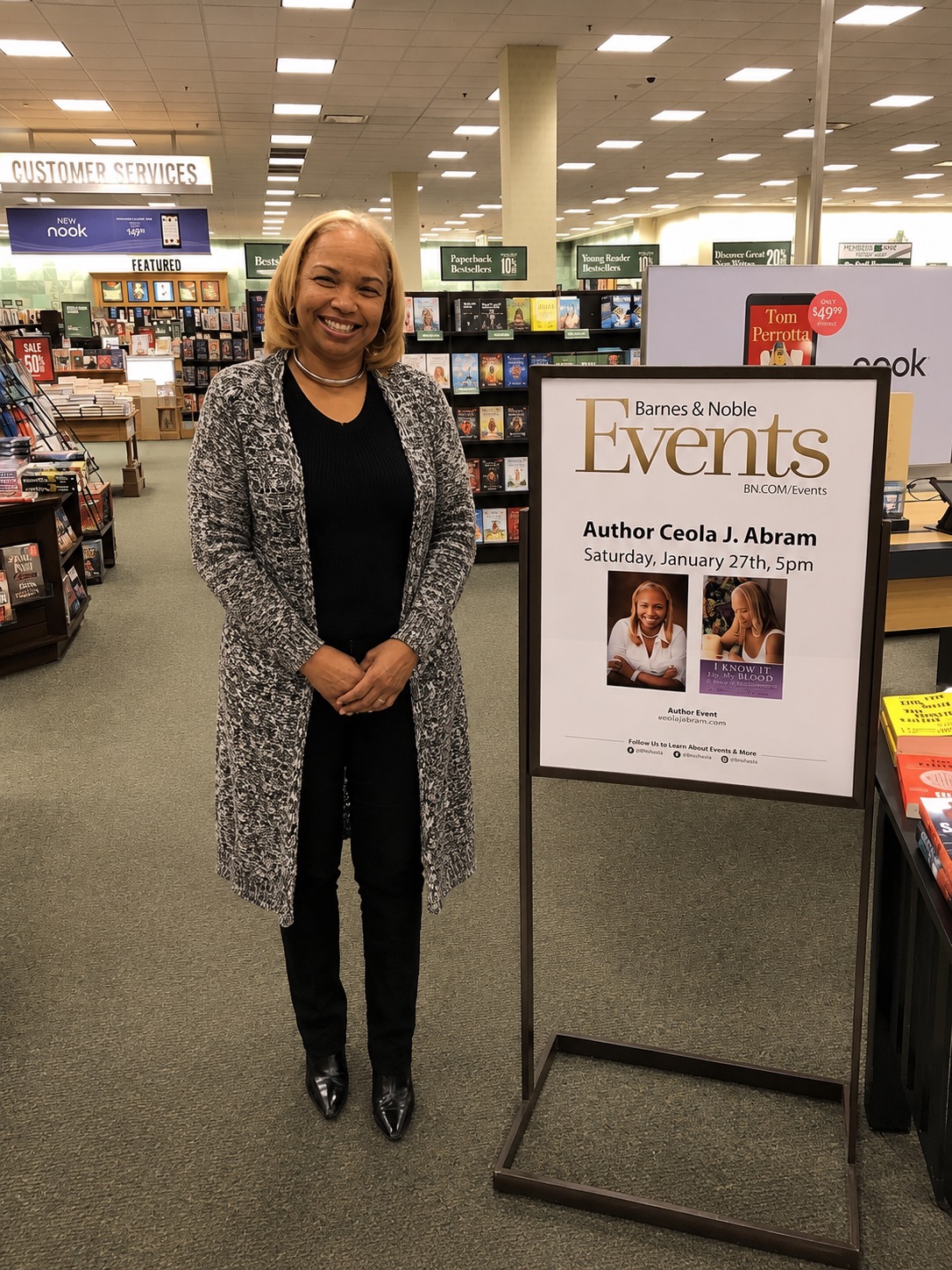 Barnes & Noble book signing — January 27